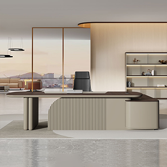 ED-WY2419F Sandalwood Grain Manager Office Desk ED-WY2419F Sandalwood Grain Manager Office Desk