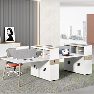 SF-FH3212A 4 Seat Over Desk Cabinet with Drawers Modern Partition Workstation SF-FH3212A 4 Seat Over Desk Cabinet with Drawers Modern Partition Workstation